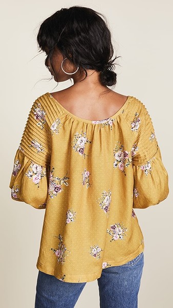 steele bellflower smock top